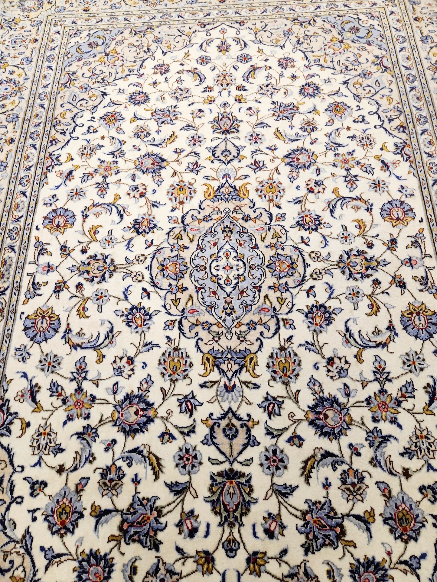Kashan Persian Rug lamb's wool 300x200 cm