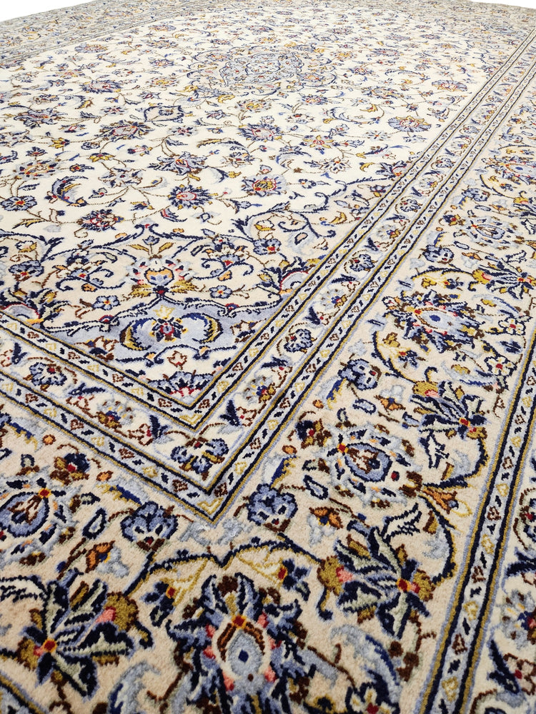 Kashan Persian Rug lamb's wool 300x200 cm