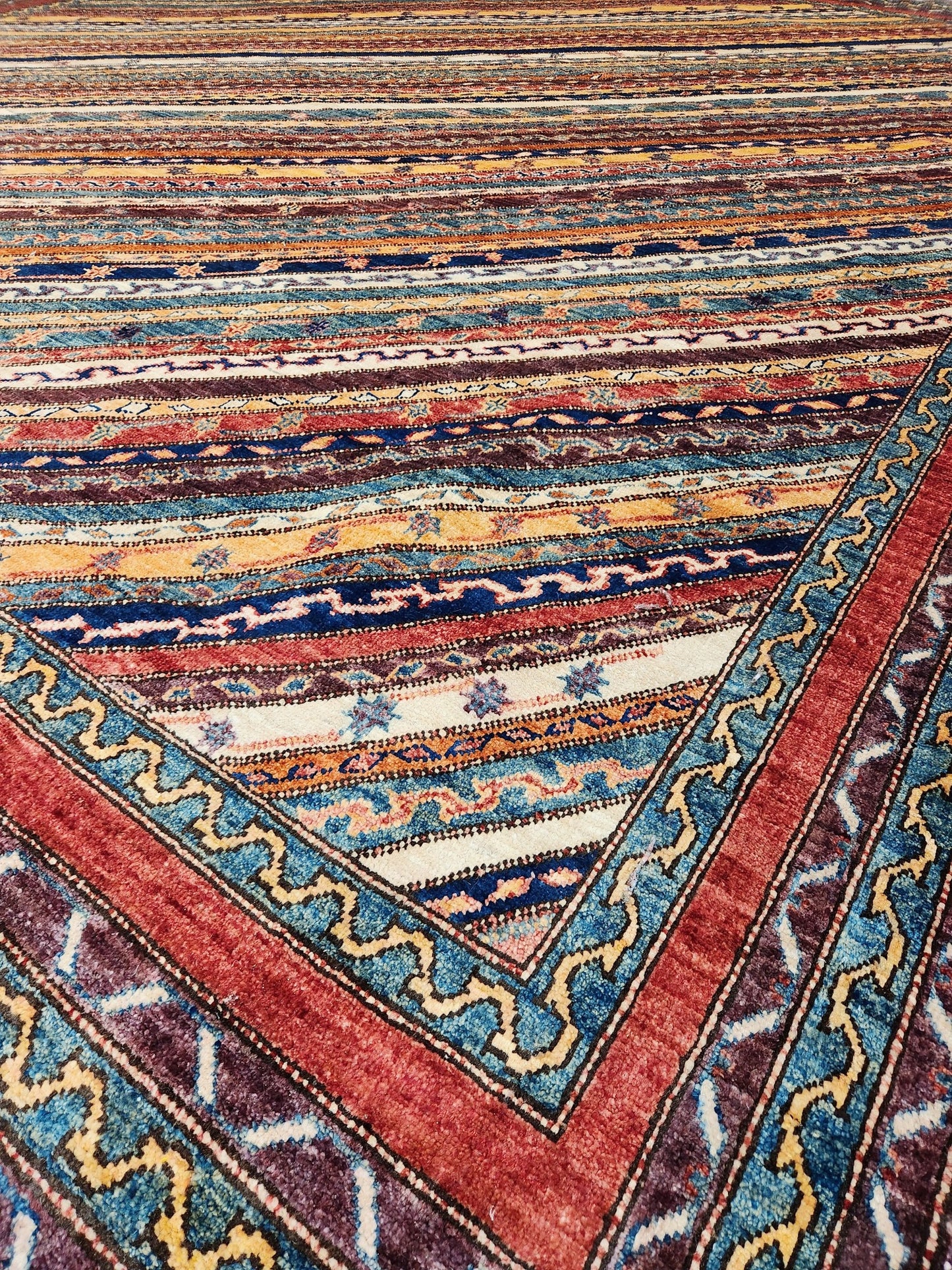 Shawl Super Kazak Afghan Rug