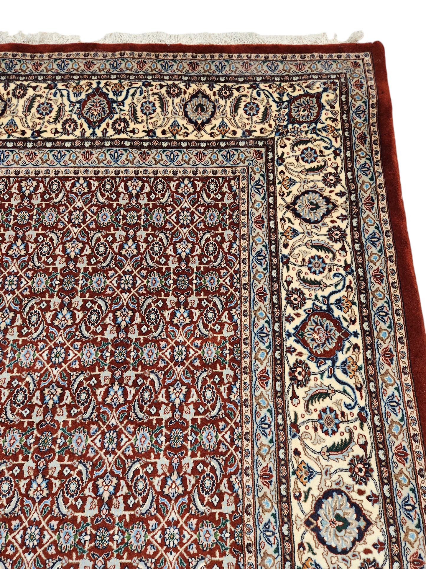 Birjand Mood Persian Rug Lamb's wool and silk inlaid 350x250cm