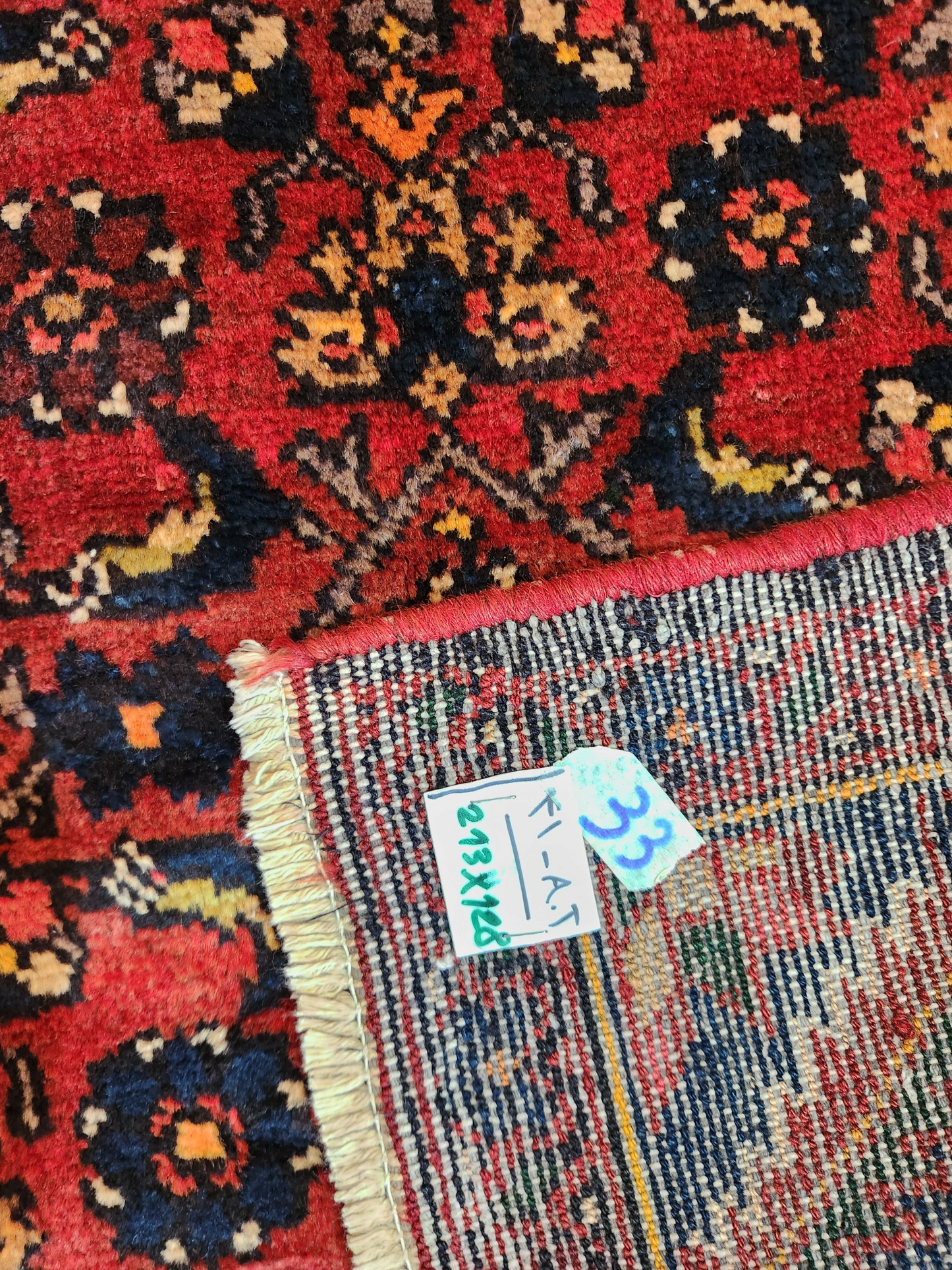 Hamadan Enjelas Persian Rug 213x128cm