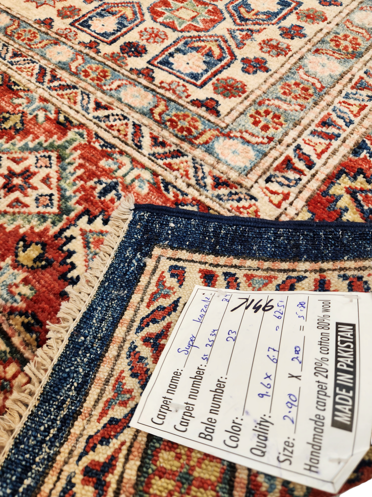 Kazak vegetable dye Rug 290x200 cm