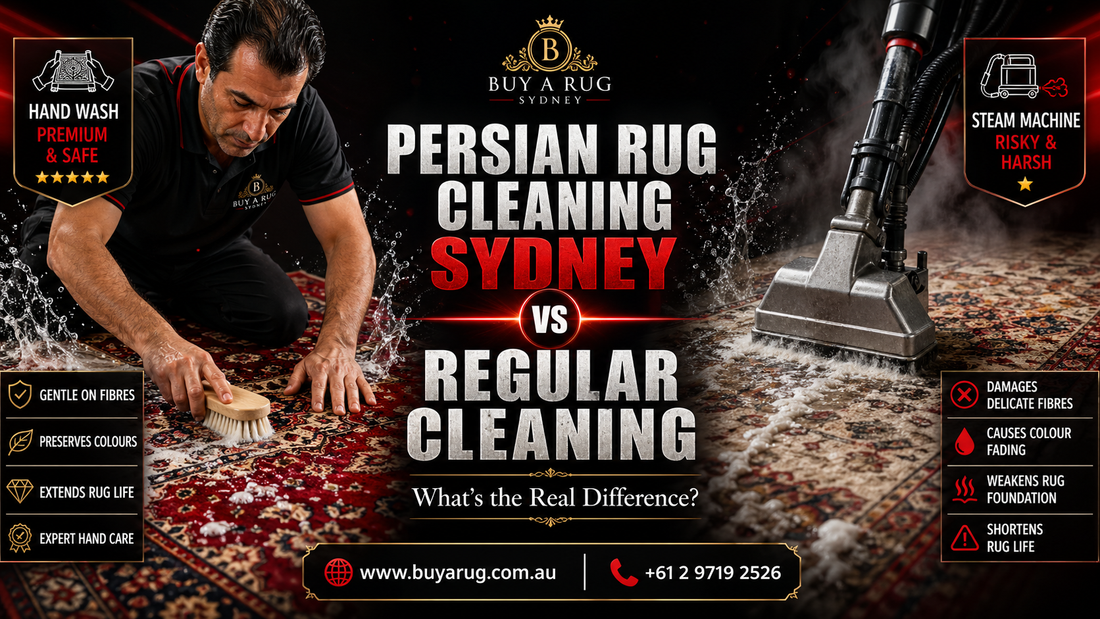 Persian Rug Cleaning Sydney vs Regular Rug Cleaning: What's the Real Difference