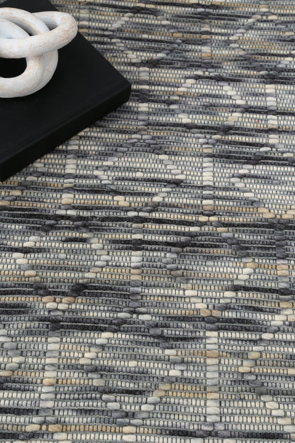 Copacabana Lattice Stone Wool Rug