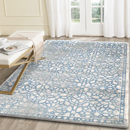 Matisse Blue Demask Rug