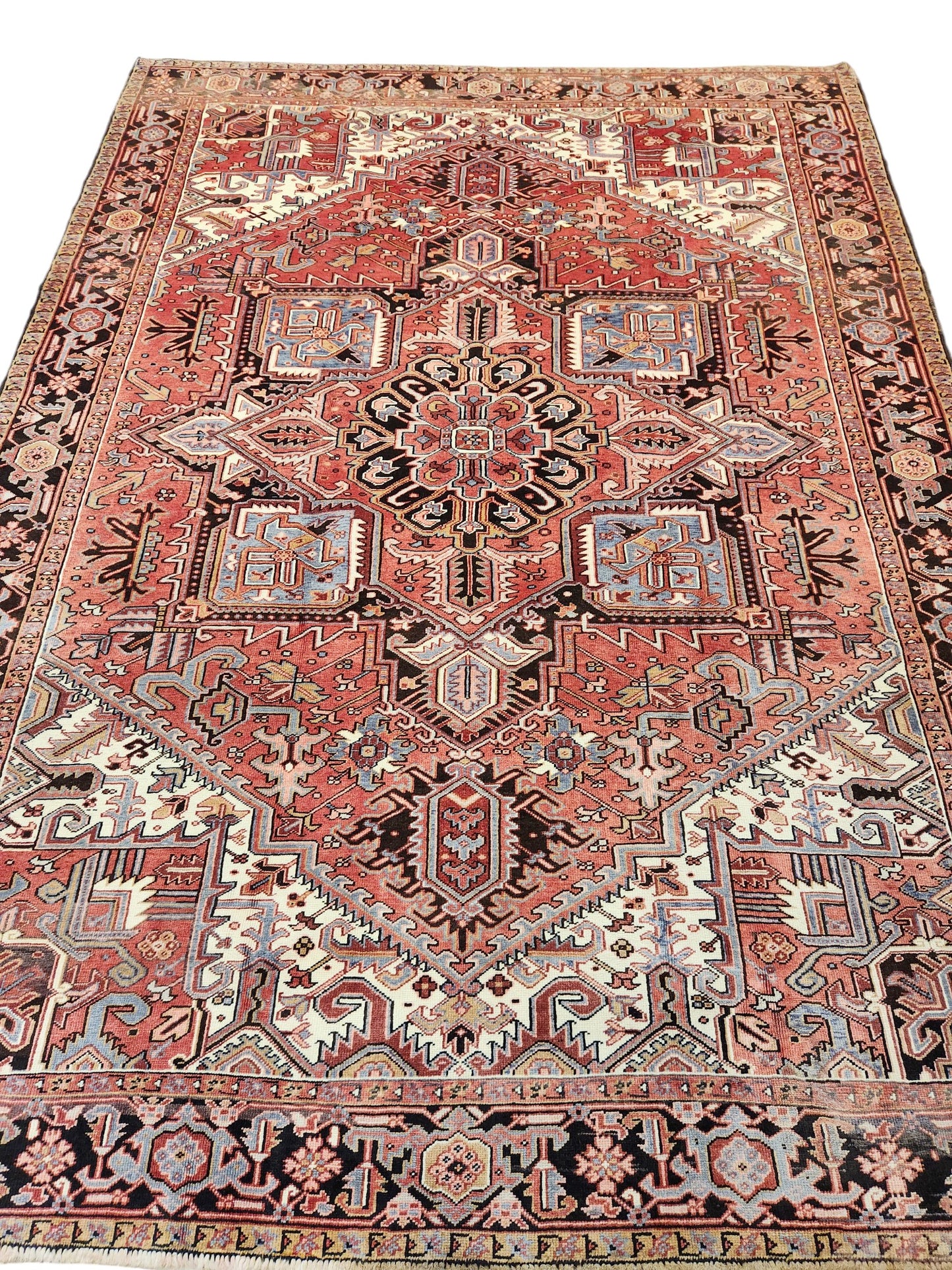 Heriz Vintage Persian Rug 346x247 cm