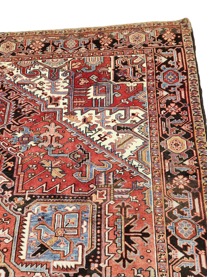 Heriz Vintage Persian Rug 346x247 cm