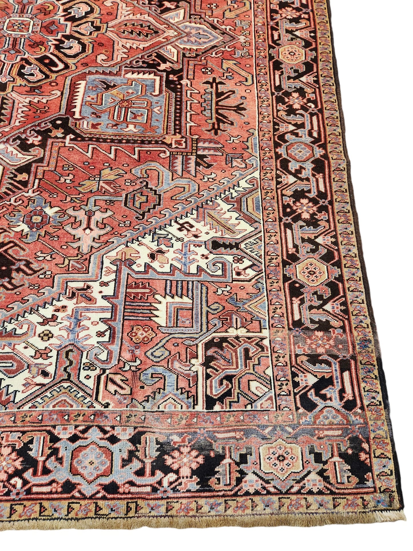 Heriz Vintage Persian Rug 346x247 cm