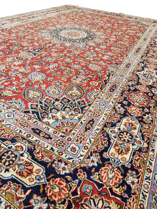 Persian Kashan lamb's wool Rug 310x198cm