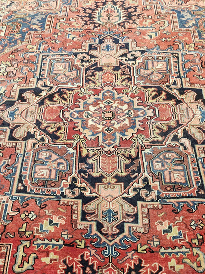 Heriz Vintage Persian Rug 345x240 cm