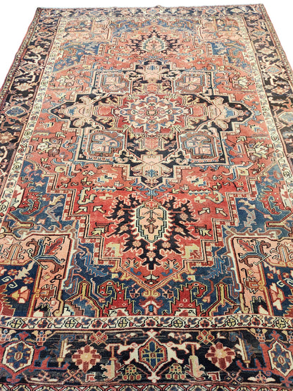 Heriz Vintage Persian Rug 345x240 cm