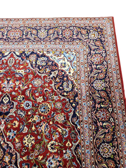 Persian Kashan lamb's wool Rug 310x198cm