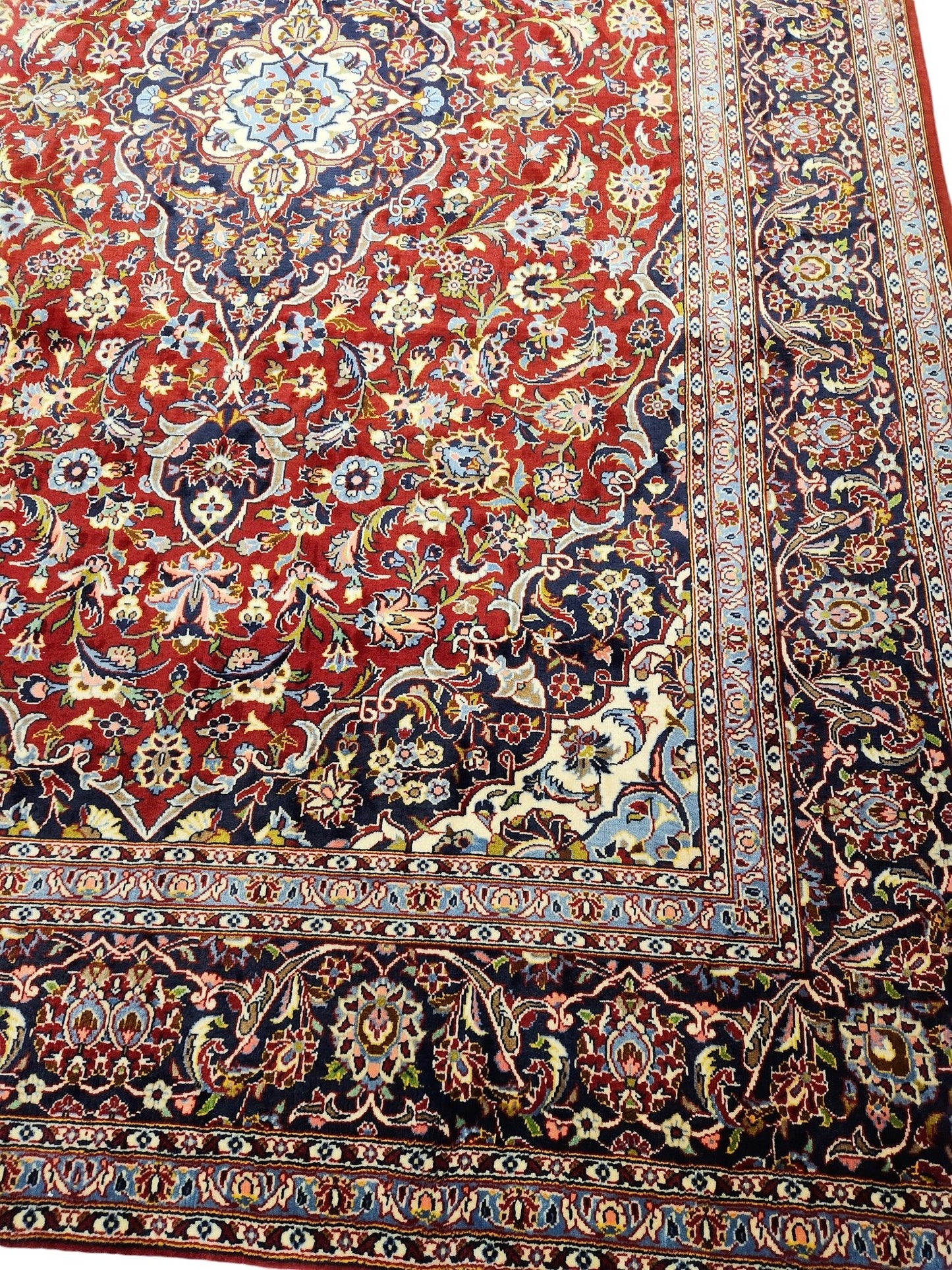 Persian Kashan lamb's wool Rug 310x198cm