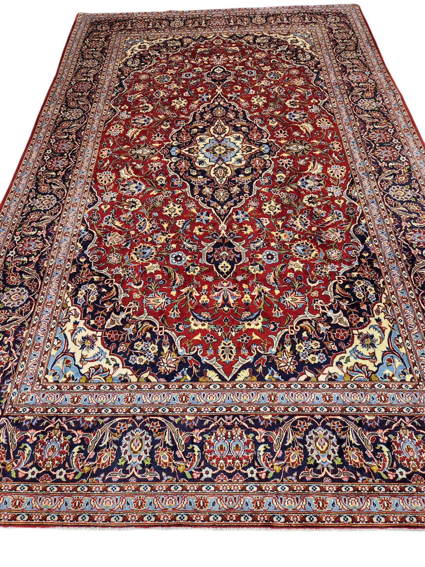 Persian Kashan lamb's wool Rug 310x198cm