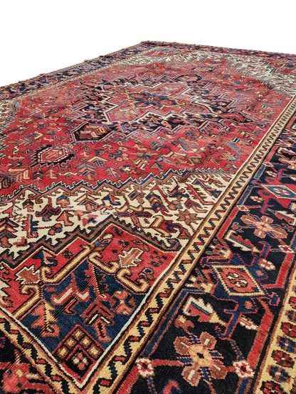 Heriz Vintage Persian Rug 319x217 cm