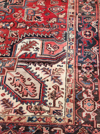 Heriz Vintage Persian Rug 325x238 cm