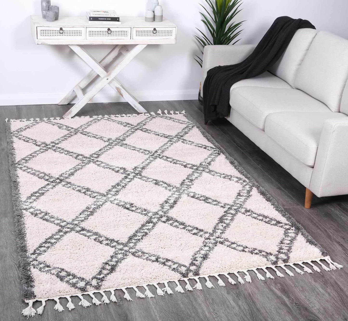 Kasbah Odi Tribal Cream & Grey Rug