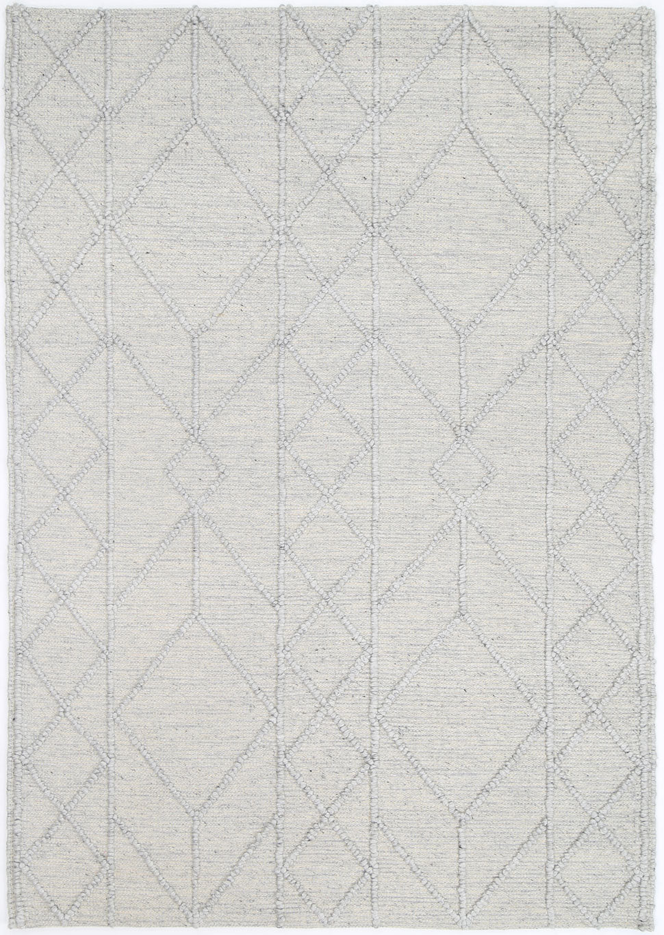 Himalaya Interweave Tribal Grey Wool Rug