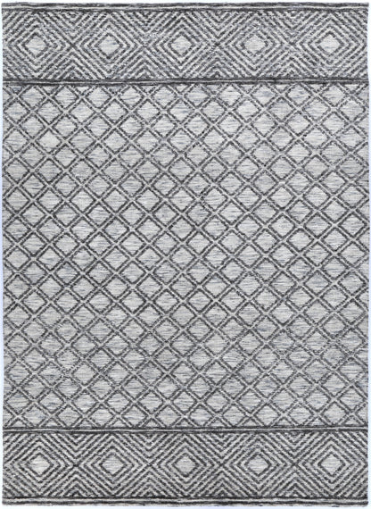 Amritsar Ajnala Charcoal & Beige Cotton Blend Rug