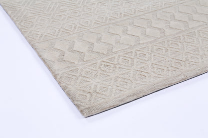 Amritsar Ramdass Cream Cotton Blend Rug