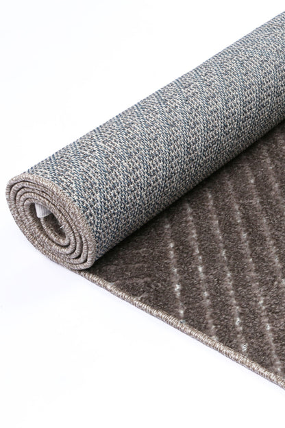 Ares Thasos Overlay Taupe Rug