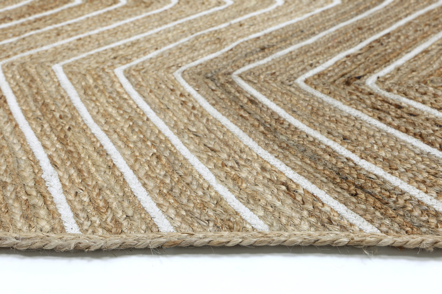 Artisan Beige Chevron Rug