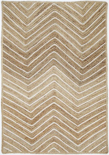 Artisan Beige Chevron Rug