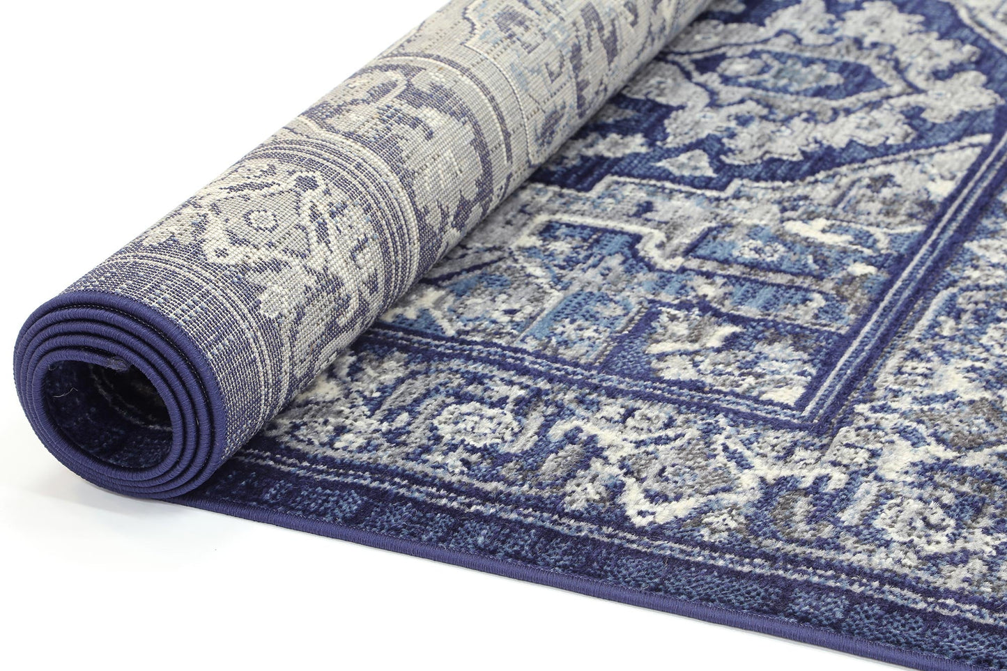 Arya Tranistional Navy Rug