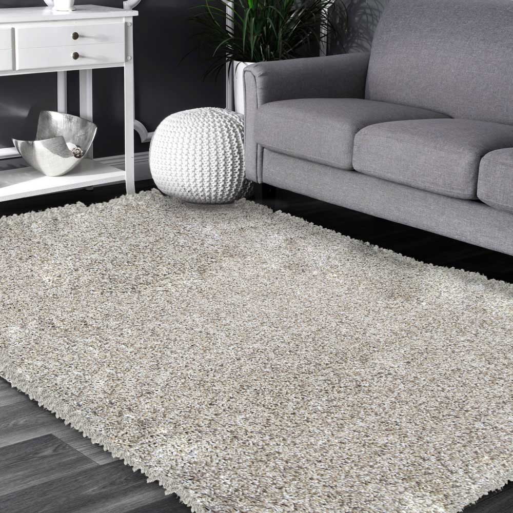 Austin Beige Shaggy Rug