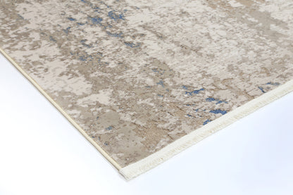 Bohemian Paradise One Modern Beige Blue Rug