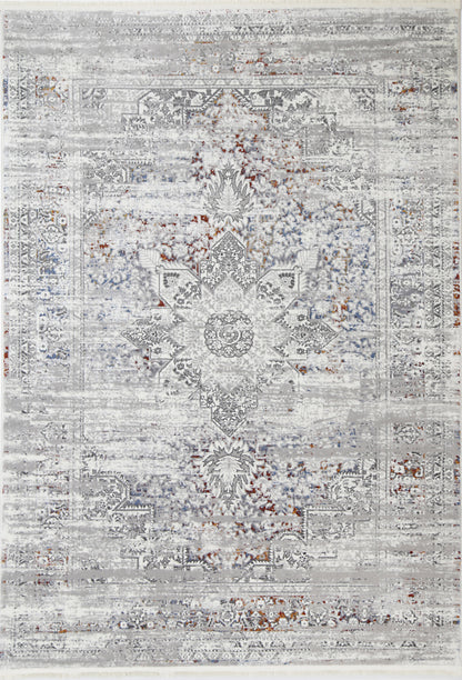 Bohemian Paradise Medalion Grey Multi Rug