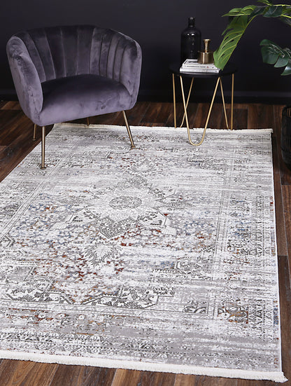 Bohemian Paradise Medalion Grey Multi Rug