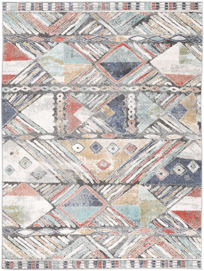 Bristol Geometric Muted Multi Rug