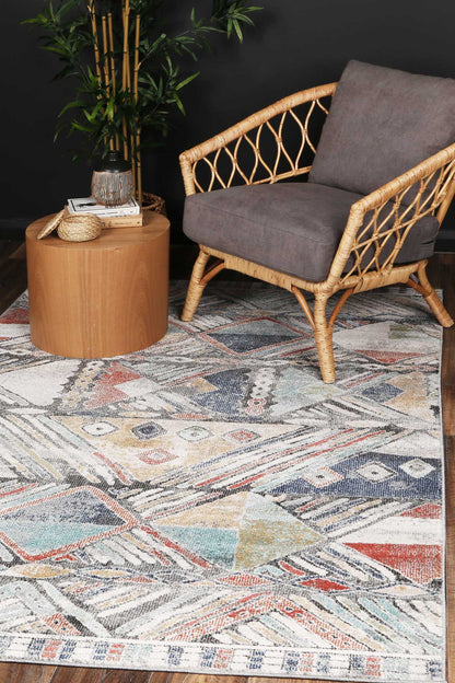 Bristol Geometric Muted Multi Rug