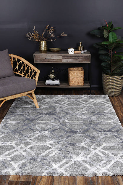 Century Septimius Grey Plush Rug