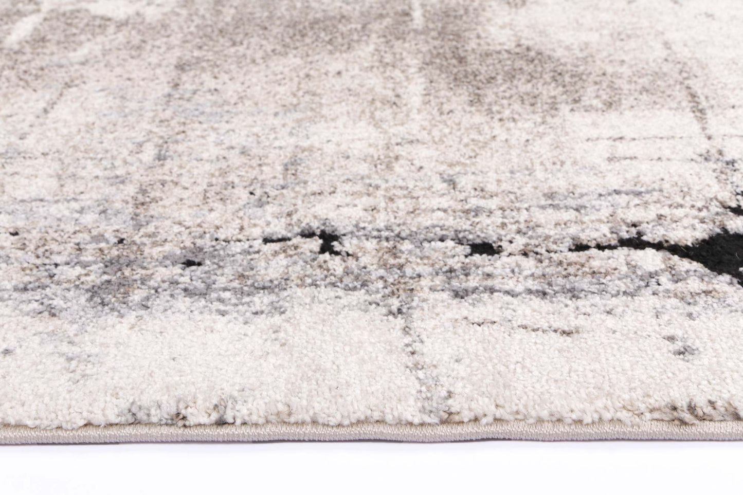 Chelsea Sandstone Grey and Beige Plush Rug