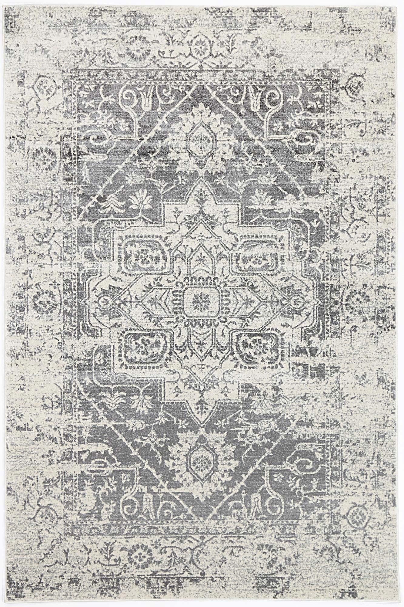 Delicate Audrey Ivory & Grey Rug