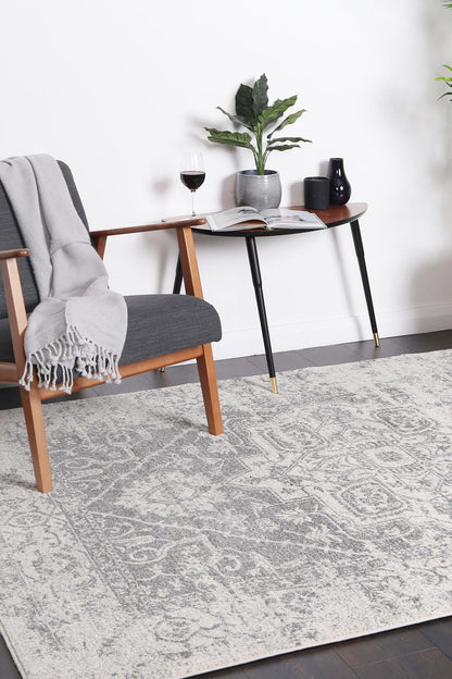 Delicate Audrey Ivory & Grey Rug