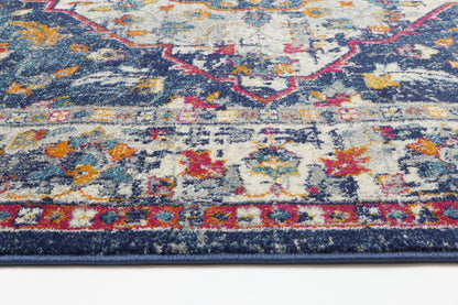 Delicate Medalion Multi Coloured Rug