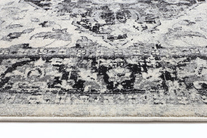 Delicate Abundance Grey Rug