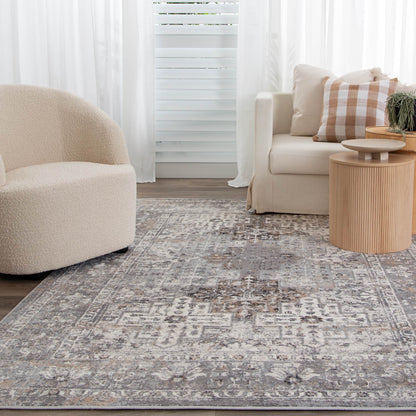 Expressions Grey Oriental Rug