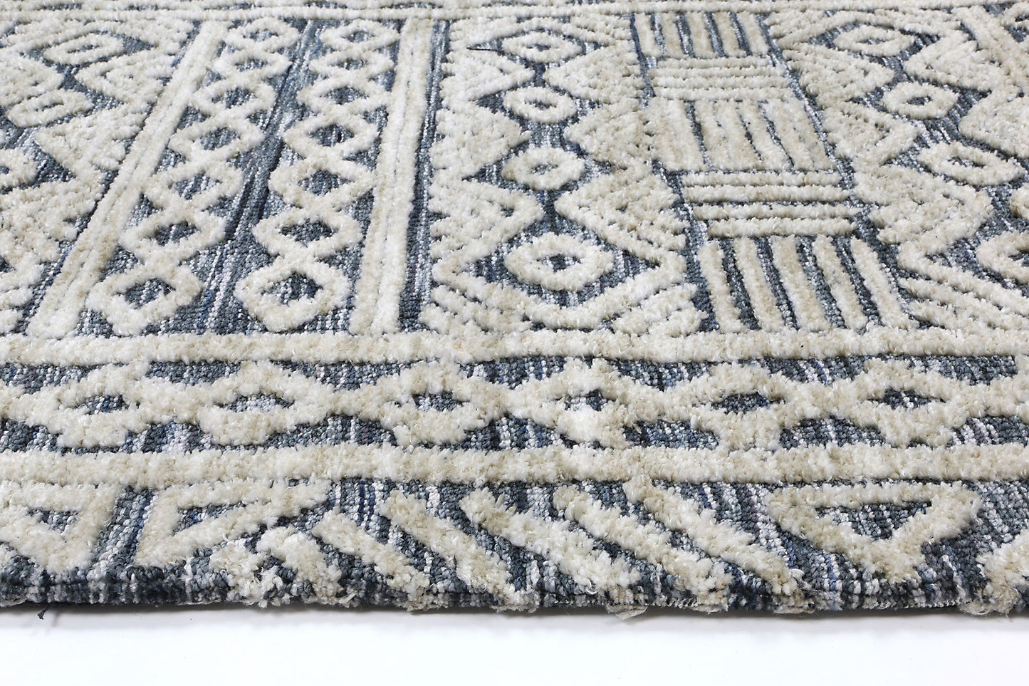 Amritsar Glenroy Blue Tribal Rug