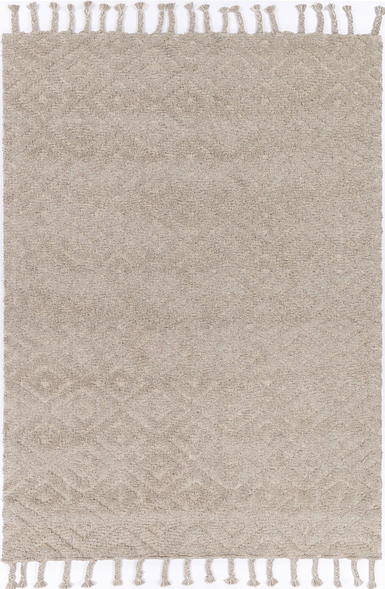 Goa Diamond Wool Blend Ash Rug