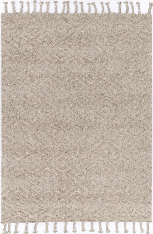 Goa Diamond Wool Blend Ash Rug