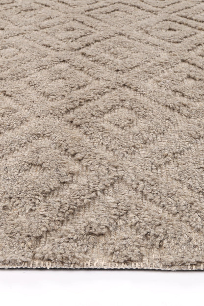 Goa Diamond Wool Blend Ash Rug