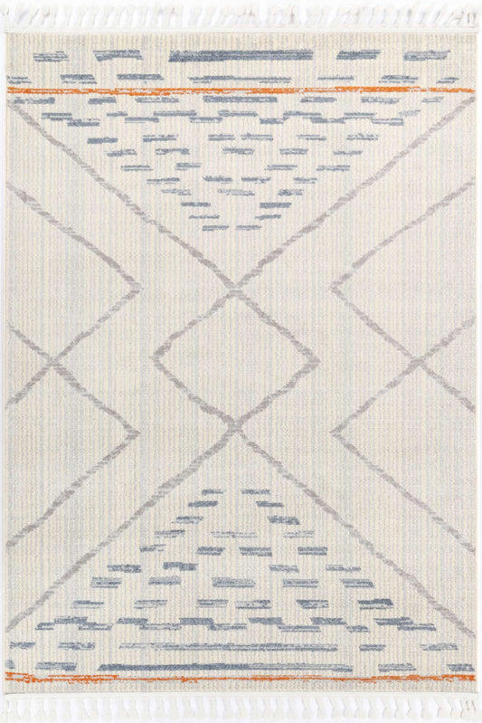 Inca Pica Cream Contemporary Rug