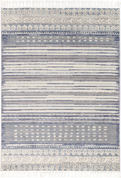 Inca Cajamarca Blue Contemporary Rug