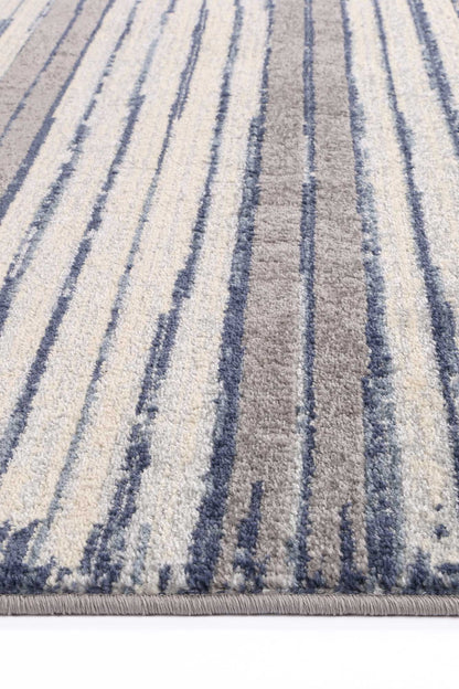 Inca Cajamarca Blue Contemporary Rug