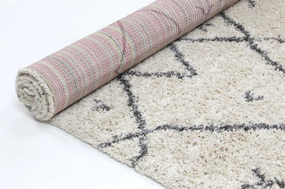 Kasbah Mizzie Tribal Cream Grey Rug