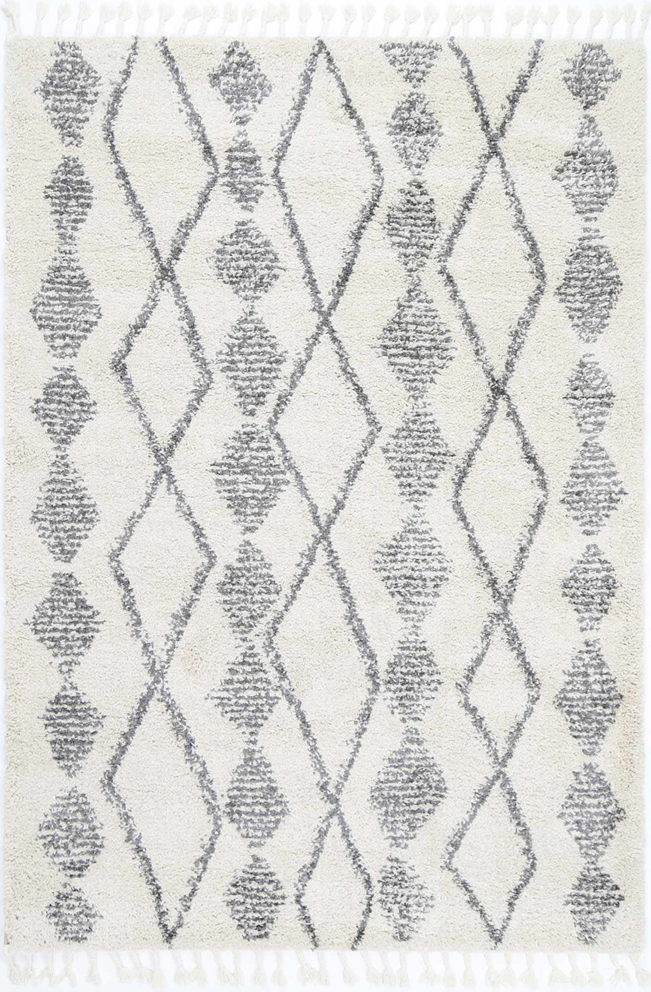 Kasbah Zara Tribal Cream Grey Rug